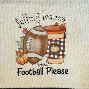 Handcrafted Handmade Heat Transfer Small Canvas Bag with Zipper